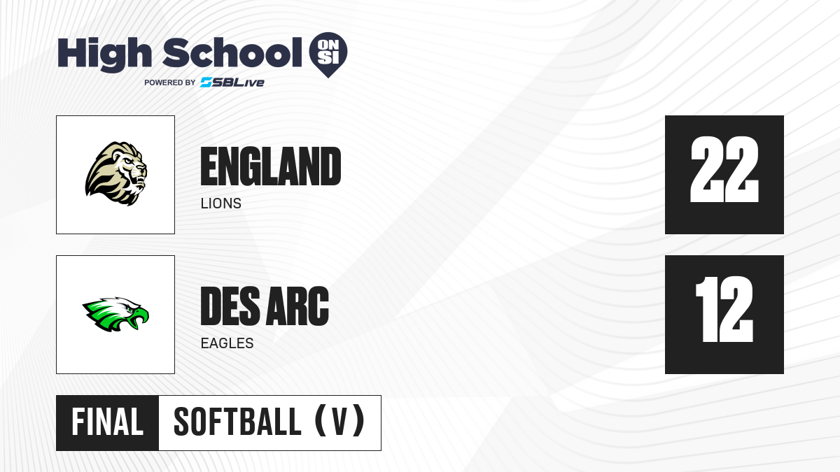 Des Arc vs England Softball Apr 1, 2021 High School On SI