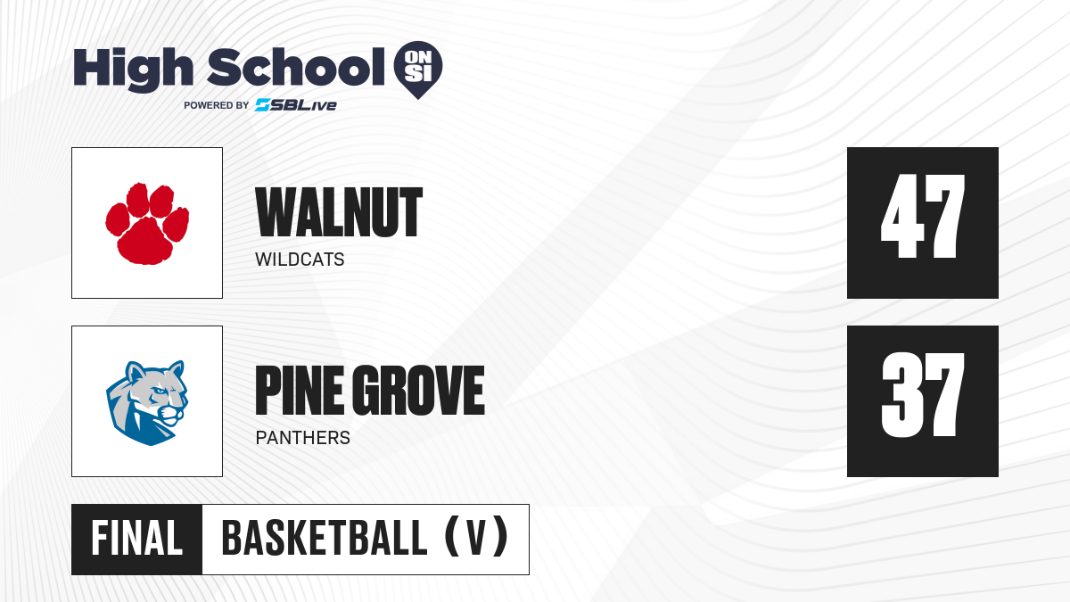 Pine Grove vs Walnut Girls Basketball - Jan 7, 2021 - scorebooklive.com