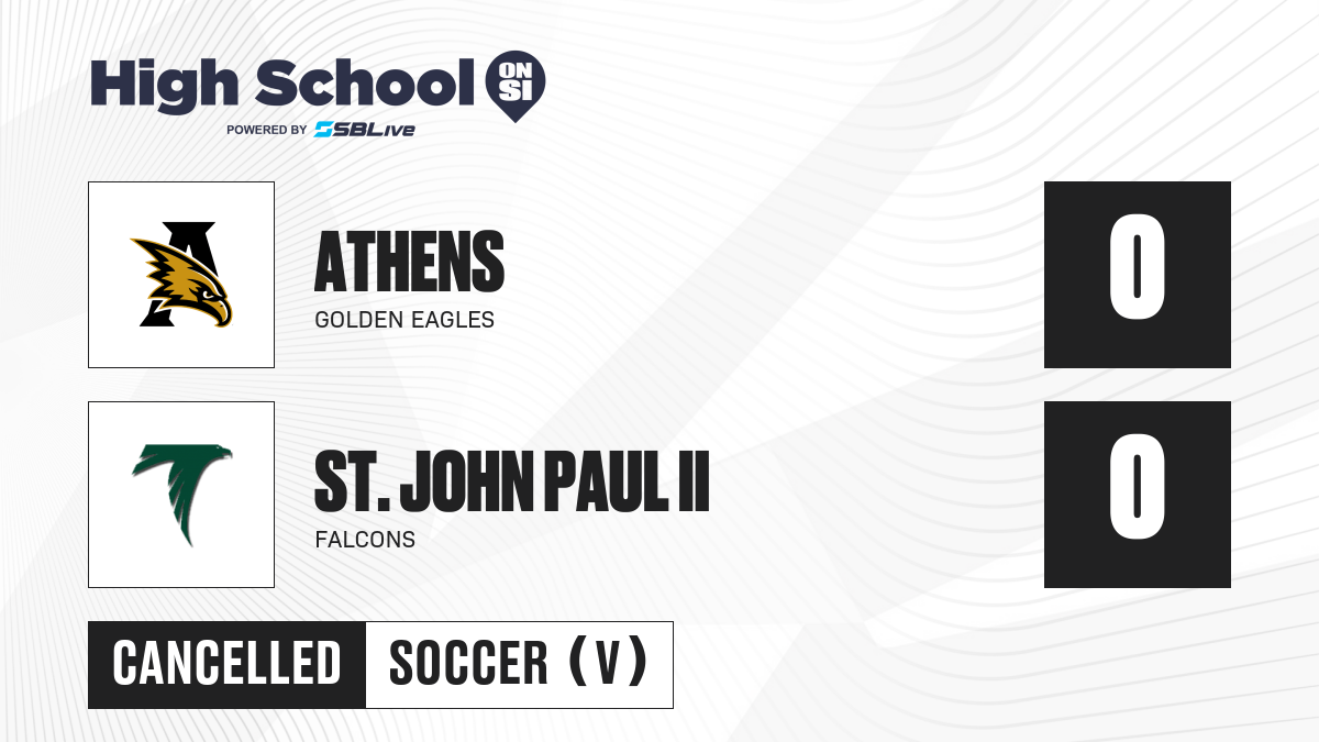 St. John Paul II vs Athens Boys Soccer Feb 12, 2021 High School On SI