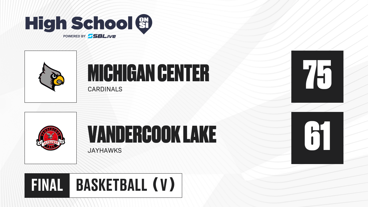 Vandercook Lake vs Michigan Center Boys Basketball - Feb 25, 2021 ...