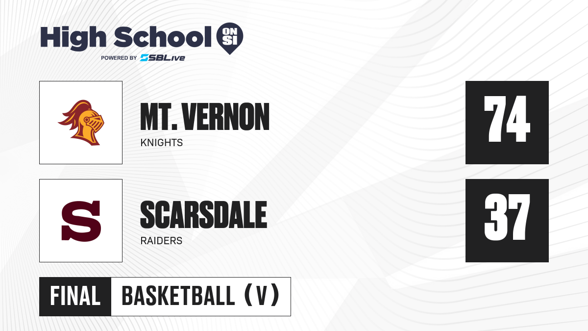 Scarsdale vs Mt. Vernon Boys Basketball - Mar 3, 2021 - scorebooklive.com