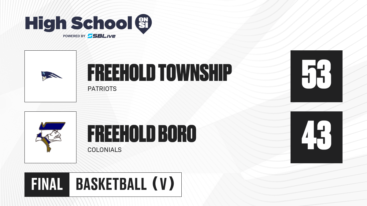 Freehold Boro vs Freehold Township Boys Basketball Mar 6 2021 Freehold Boro vs Freehold Township Boys Basketball Mar 6 2021